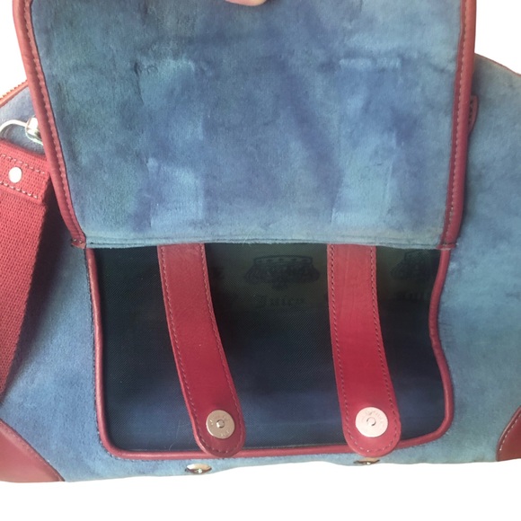 Rare Juicy Couture Sleep all day Bark all night velour blue dog carrier - Picture 9 of 11